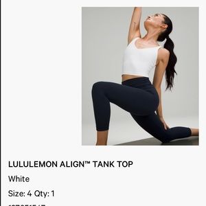Lululemon Align tank top! In excellent condition! No flaws!
